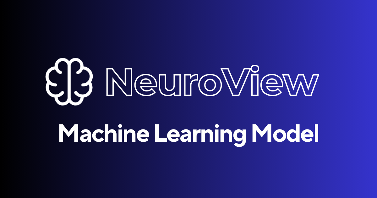 NeuroView's Machine Learning Model