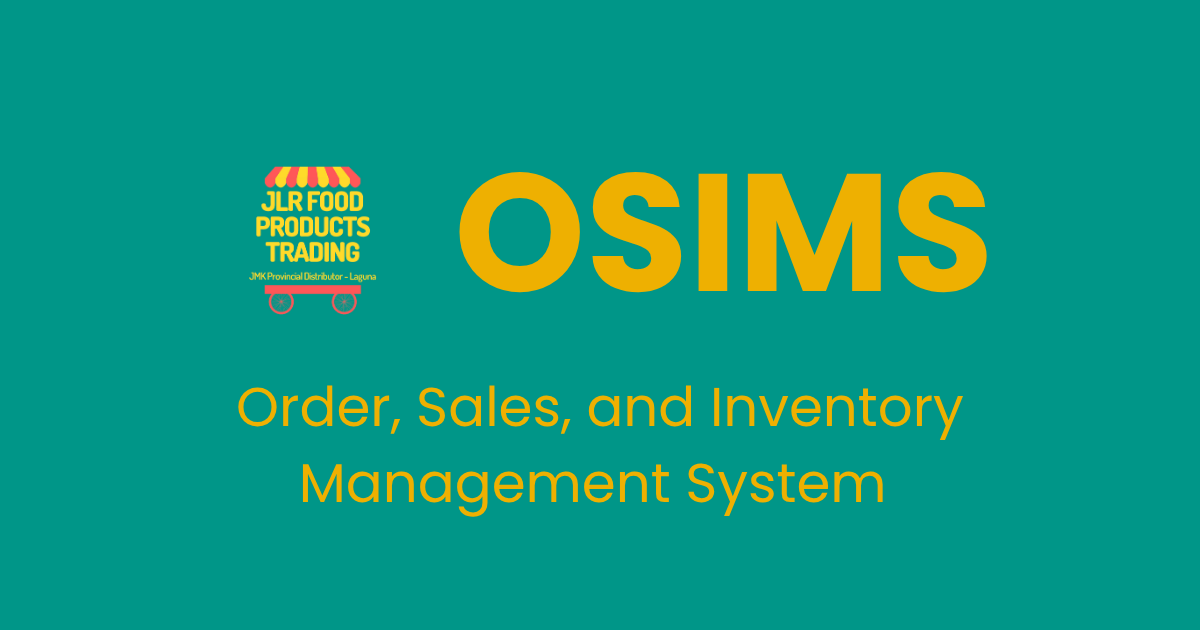 JLR Food Products Trading OSIMS