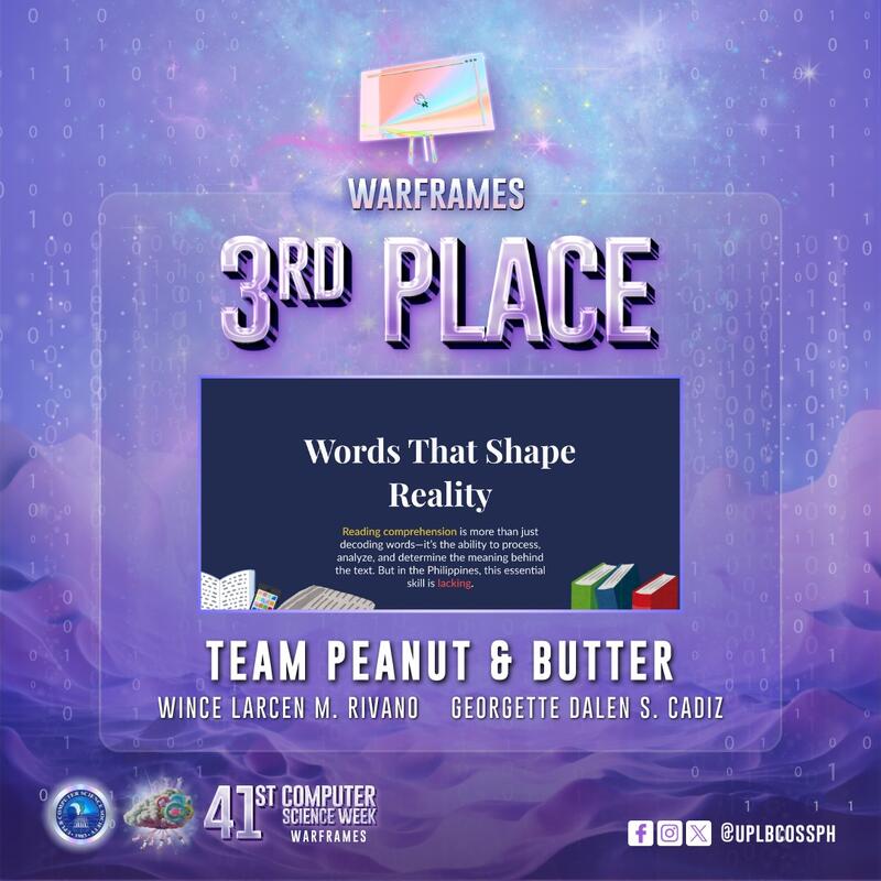 UPLB Warframes Web Design Competition